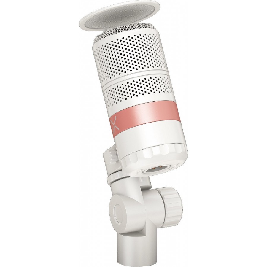 TC-Helicon Go XLR MIC Dynamic Broadcast Mic with Integrated Pop Filter White Broadcast Mikrofon