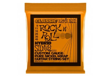 Ernie Ball P02252 Hybrid Slinky Classic Rock N Roll Takım Tel - Elektro Gitar Teli 009-046