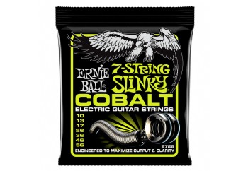 Ernie Ball P02728 Regular Slinky Cobalt 7-String Electric Guitar Strings Takım Tel - 7 Telli Elektro Gitar Teli 010-56