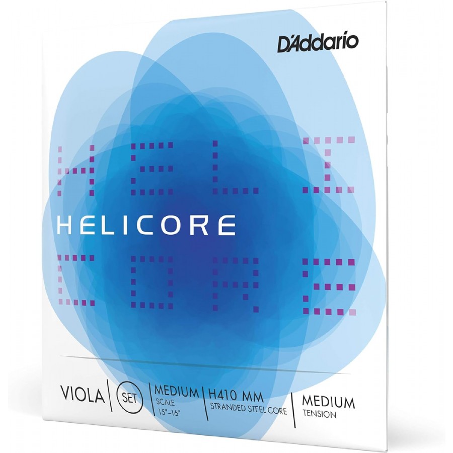D'Addario Helicore H410 MM Medium Tension Takım Tel Viyola Teli