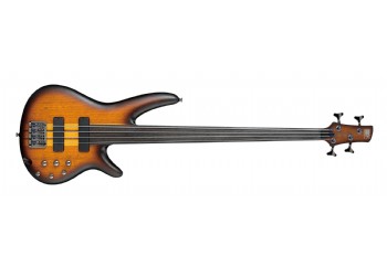 Ibanez SRF700 Portamento Fretless Electric Bass BBF - Brown Burst Flat - Perdesiz Bas Gitar