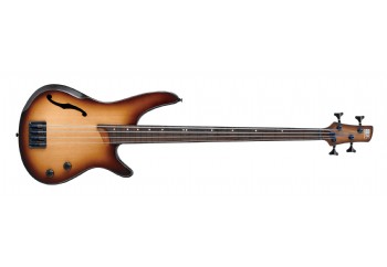 Ibanez SRH500F Fretless Bass Workshop NNF - Natural Browned Burst Flat - Perdesiz Bas Gitar