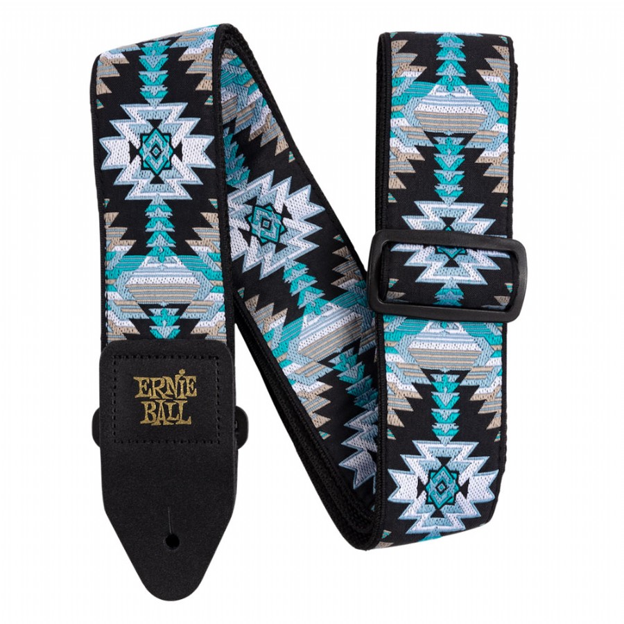 Ernie Ball Jacquard Strap - P04609 Albuquerque Blue Gitar Askısı