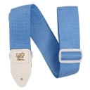 Ernie Ball Polypro Guitar Strap/Bass Strap Soft Blue w/White - P05348