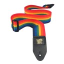 Ernie Ball Polypro Guitar Strap/Bass Strap Rainbow - P04044