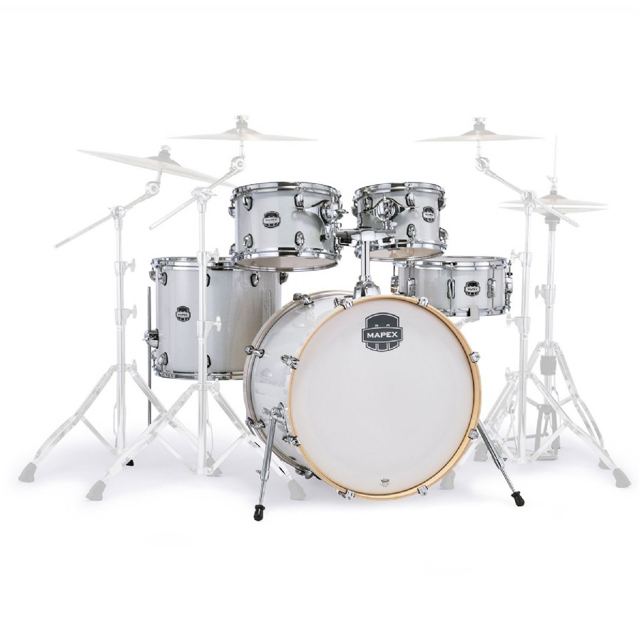 Mapex MA529SF Mars Birch 5-Piece Rock Shell Pack Diamond Sparkle (DT) Akustik Davul Seti