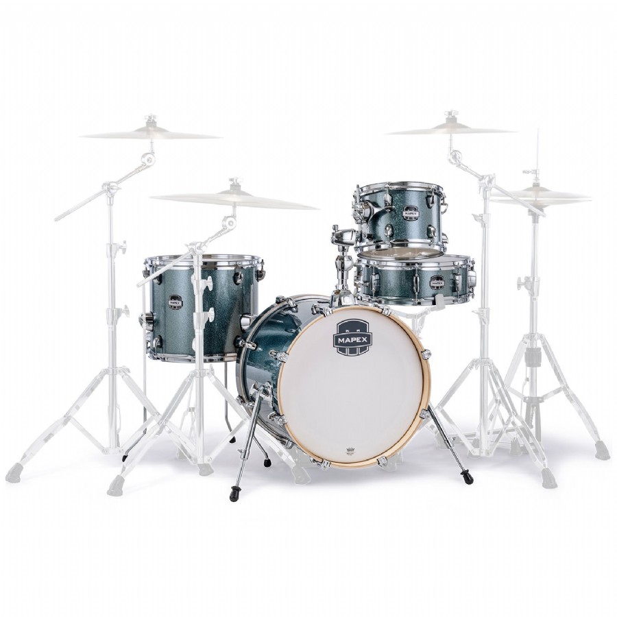 Mapex MA486S Mars Birch 4-Piece Bop Shell Pack Twilight Sparkle (MI) Akustik Davul Seti