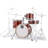 Mapex MA486S Mars Birch 4-Piece Bop Shell Pack Blood Orange Sparkle (OR)