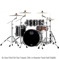 Mapex SE504XB Saturn Evolution Fusion Birch 4-Piece Shell Pack Piano Black Lacquer (PB)