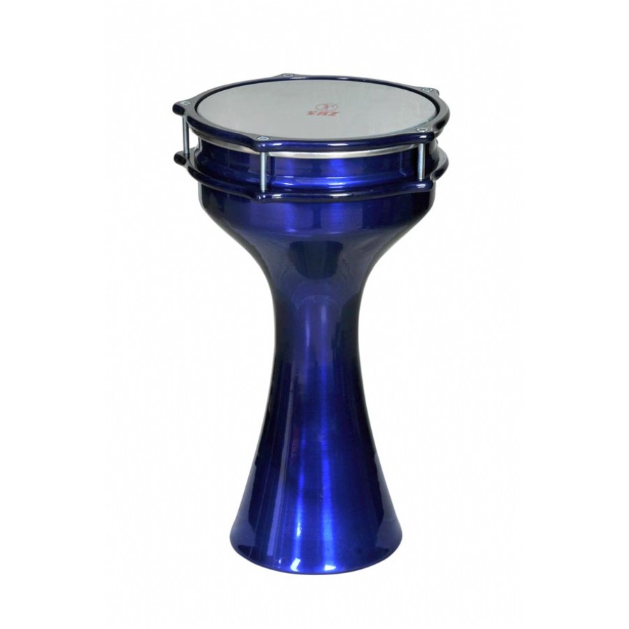 Saz 810D-BL Alüminyum Darbuka Statik Mavi 20cm