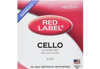 Super Sensitive Red Label Set 1/2 Takım Tel - Çello Teli