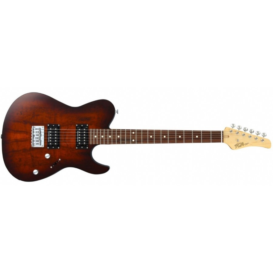 Fujigen Iliad J-Standard JIL2-EW1-G IBS - Imbuia Brown Sunburst Elektro Gitar