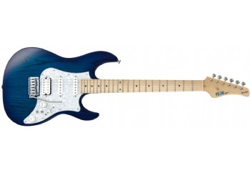 Fujigen Odyssey EOS-ASH-M SBB - See-Thru Blue Burst -  Elektro Gitar