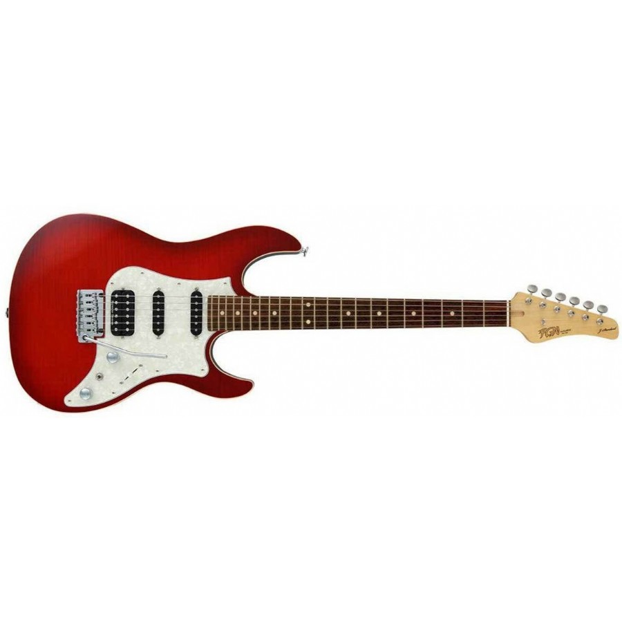 Fujigen Odyssey JOSFMG TRT - Trans Red Burst Elektro Gitar