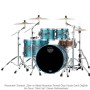 Mapex SE628XB Saturn Evolution Workhorse Birch 5-Piece Shell Pack Azure Burst Lacquer (PT) Akustik Davul Seti