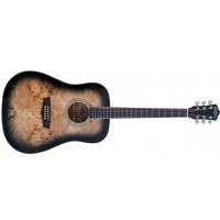 Washburn Deep Forest Burl D Black Fade