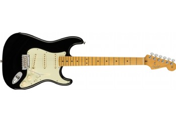 Fender American Professional II Stratocaster Black - Maple -  Elektro Gitar