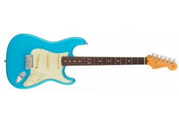 Fender American Professional II Stratocaster Miami Blue - Rosewood - Elektro Gitar
