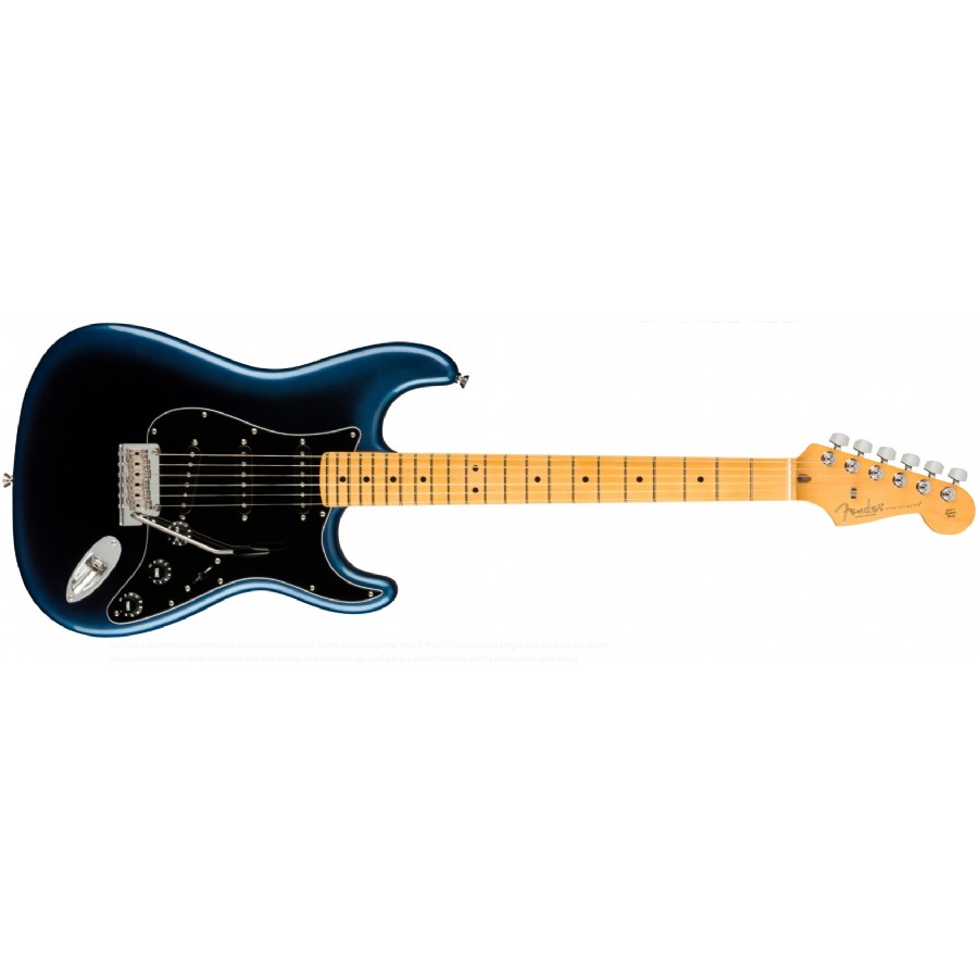 Fender American Professional II Stratocaster Dark Night - Maple Elektro Gitar