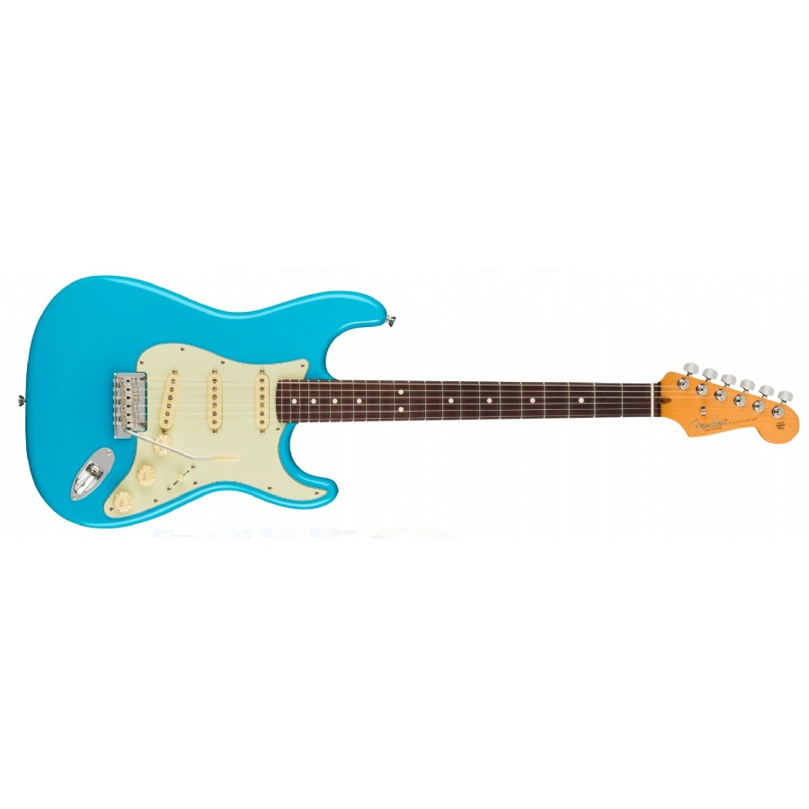 Fender American Professional II Stratocaster Miami Blue - Rosewood Elektro Gitar