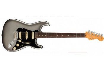 Fender American Professional II Stratocaster HSS Mercury - Rosewood - Elektro Gitar