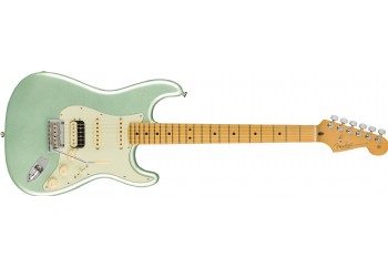 Fender American Professional II Stratocaster HSS Mystic Surf Green - Maple - Elektro Gitar