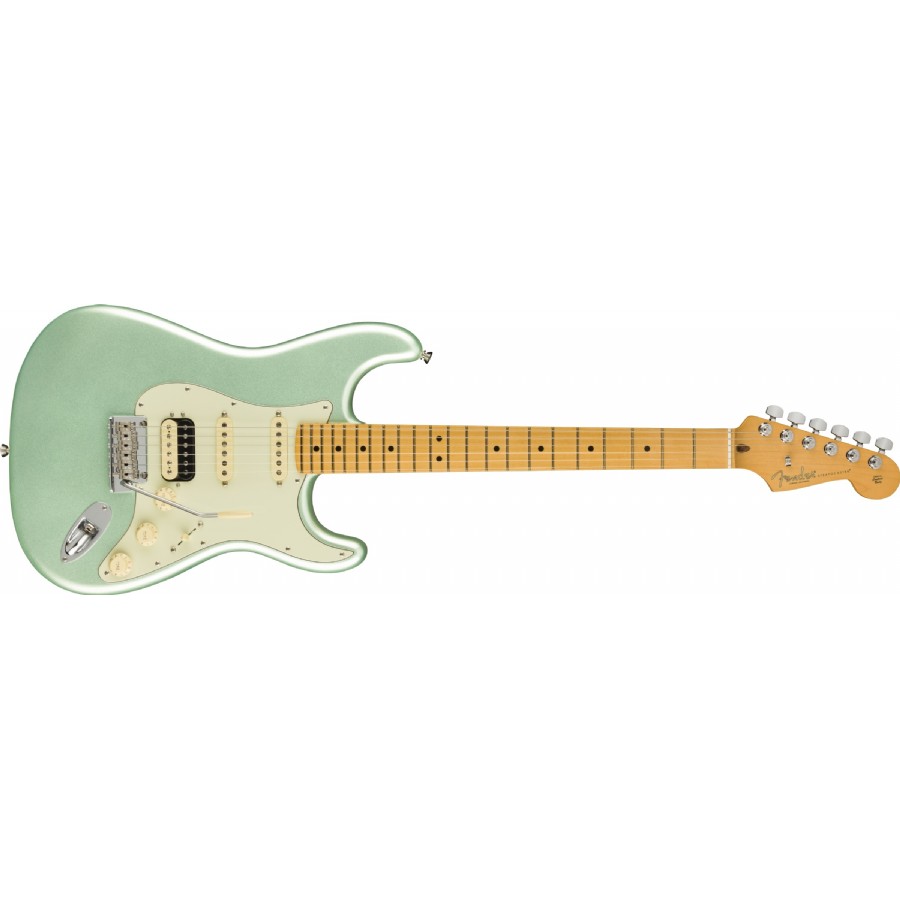 Fender American Professional II Stratocaster HSS Mystic Surf Green - Maple Elektro Gitar