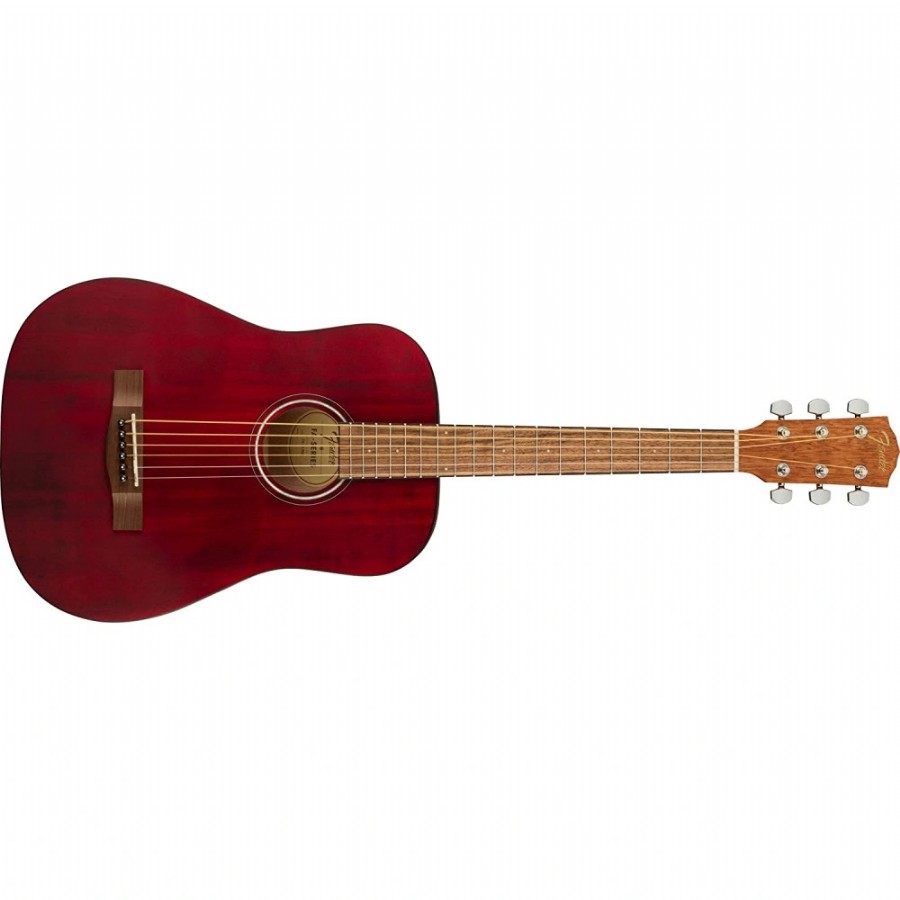 Fender FA-15 3/4 Dread Red Akustik Gitar
