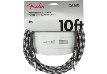 Fender Professional Series Camo Instrument Cables Winter Camo - 3 metre - Enstrüman Kablosu