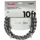 Fender Professional Series Camo Instrument Cables Winter Camo - 3 metre