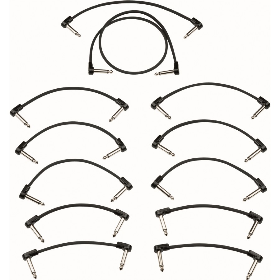 Fender Blockchain Patch Cable Kits MEDIUM PACK Pedal Ara Kablosu Seti