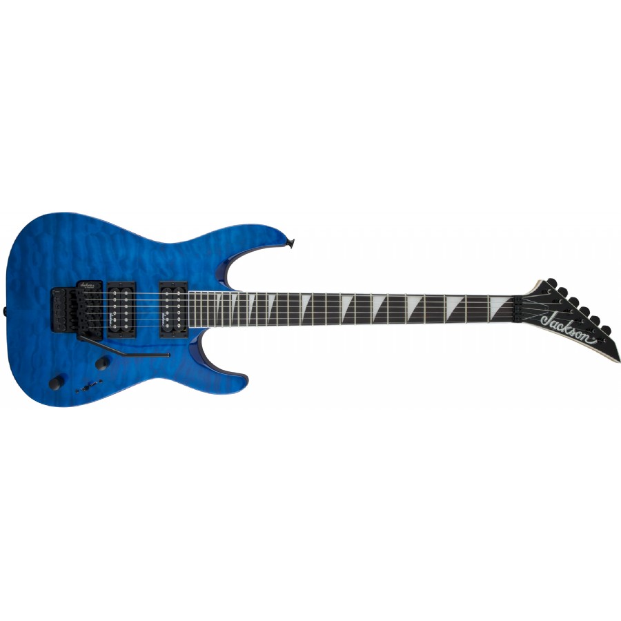 Jackson JS Series Dinky Arch Top JS32Q DKA Transparent Blue Elektro Gitar