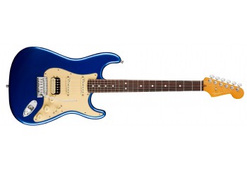 Fender American Ultra Stratocaster HSS Cobra Blue - Rosewood -  Elektro Gitar