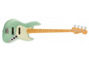 Fender American Professional II Jazz Bass Mystic Surf Green - Maple - Bas Gitar