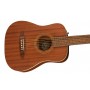 Fender Limited Edition Redondo Mini All-Mahogany Natural Akustik Gitar