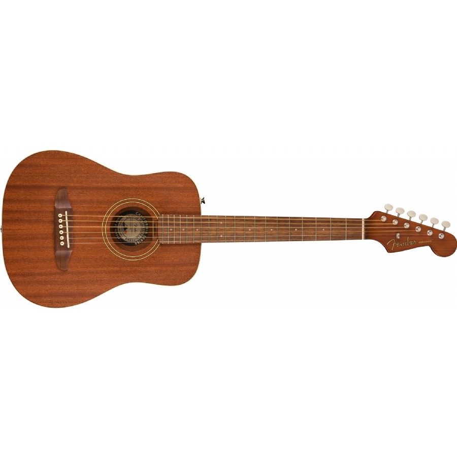 Fender Limited Edition Redondo Mini All-Mahogany Natural Akustik Gitar