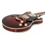 Gretsch G2655-P90 Streamliner Center Block Jr. Double-Cut P90 with V-Stoptail Two-Tone Brownstone and Vintage Mahogany Stain Elektro Gitar