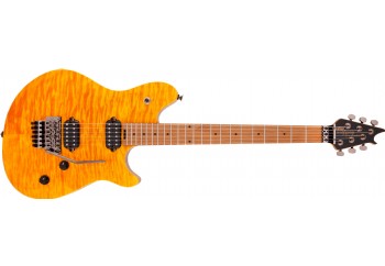 EVH Wolfgang WG Standard QM Transparent Amber -Maple - Elektro Gitar