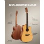 Donner DAG-1CB Cutaway Black Akustik Gitar Seti