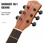 Donner DAG-1CE Natural Akustik Gitar Paketi