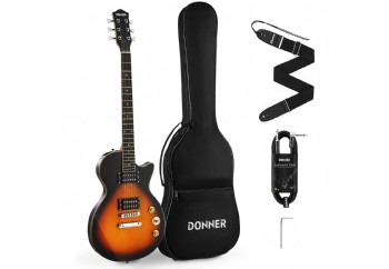 Donner DLP-124S LP Sunburst - Elektro Gitar Seti