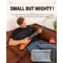 Donner HUSH-I Mute Guitar Kit for Travel Silent Practice Siyah Silent Gitar