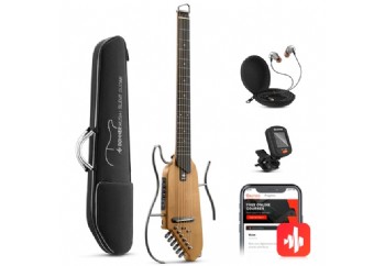 Donner HUSH-I Mute Guitar Kit for Travel Silent Practice Akçaağaç (Maple) - Silent Gitar