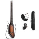 Donner HUSH-I Mute Guitar Kit for Travel Silent Practice Sunburst