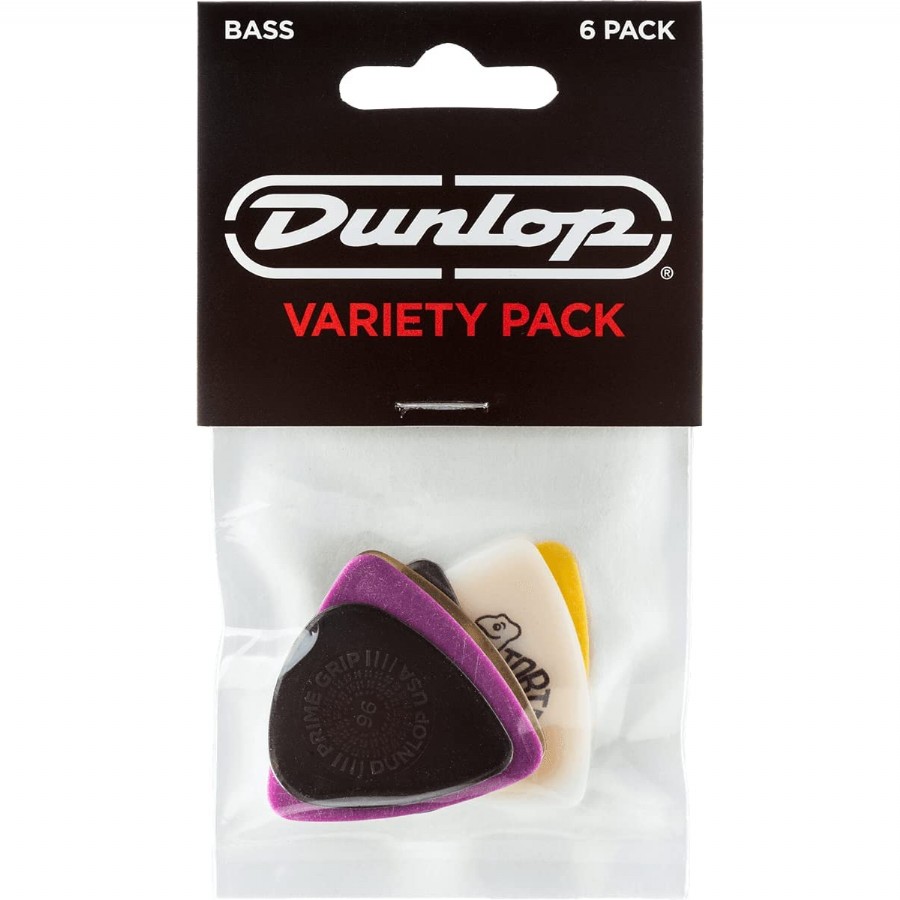 Jim Dunlop PVP117 Bass Pick Variety Pack 6lı Pena