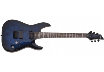 Schecter Omen Elite-6 See Thru Blue Burst - Elektro Gitar