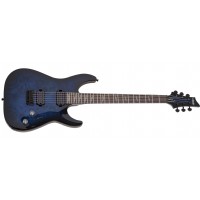 Schecter Omen Elite-6 See Thru Blue Burst