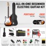 Donner DST-100SL Sunburst Solak Elektro Gitar Seti