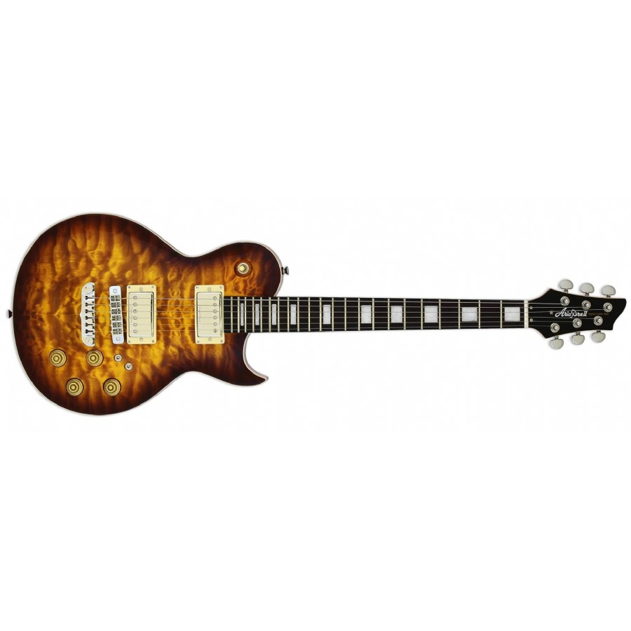 Aria Pro II PE480 BS (Brown Sunburst) Elektro Gitar