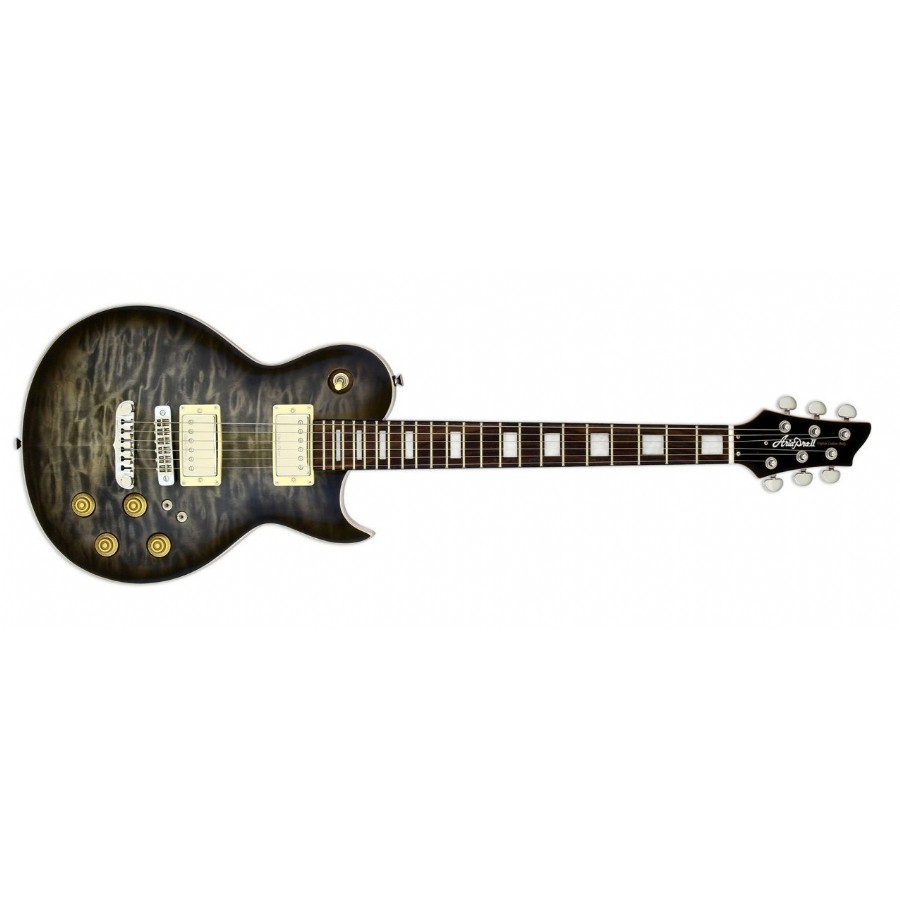 Aria Pro II PE480 SBKB (See-Through Black Burst) Elektro Gitar